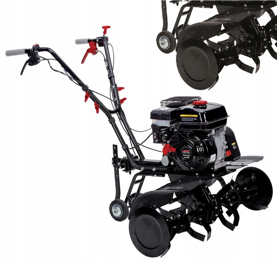 Rotavátor NAC 80 cm 4500 W 6,5 HP